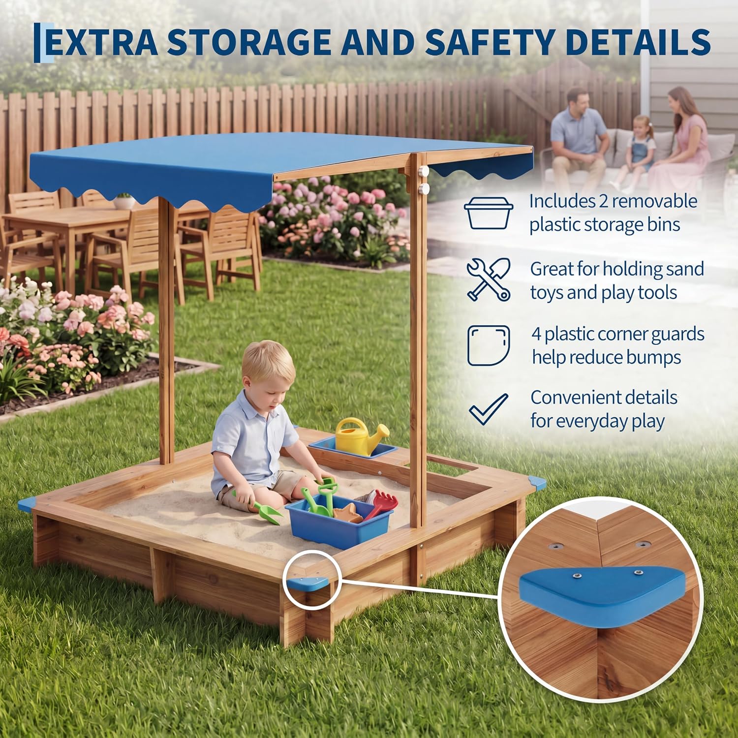 Children Outdoor Sand Pit Kids - Kids Outdoor Sandbox ulasan dan harga