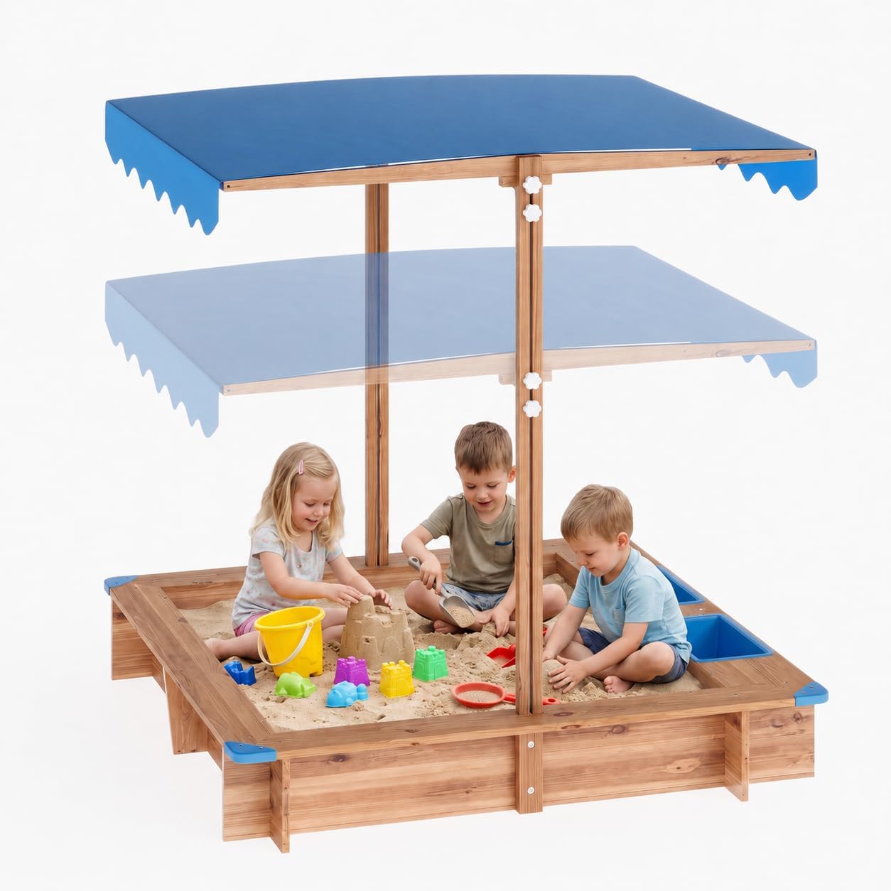 Children Outdoor Sand Pit Kids - Kids Outdoor Sandbox ulasan dan harga