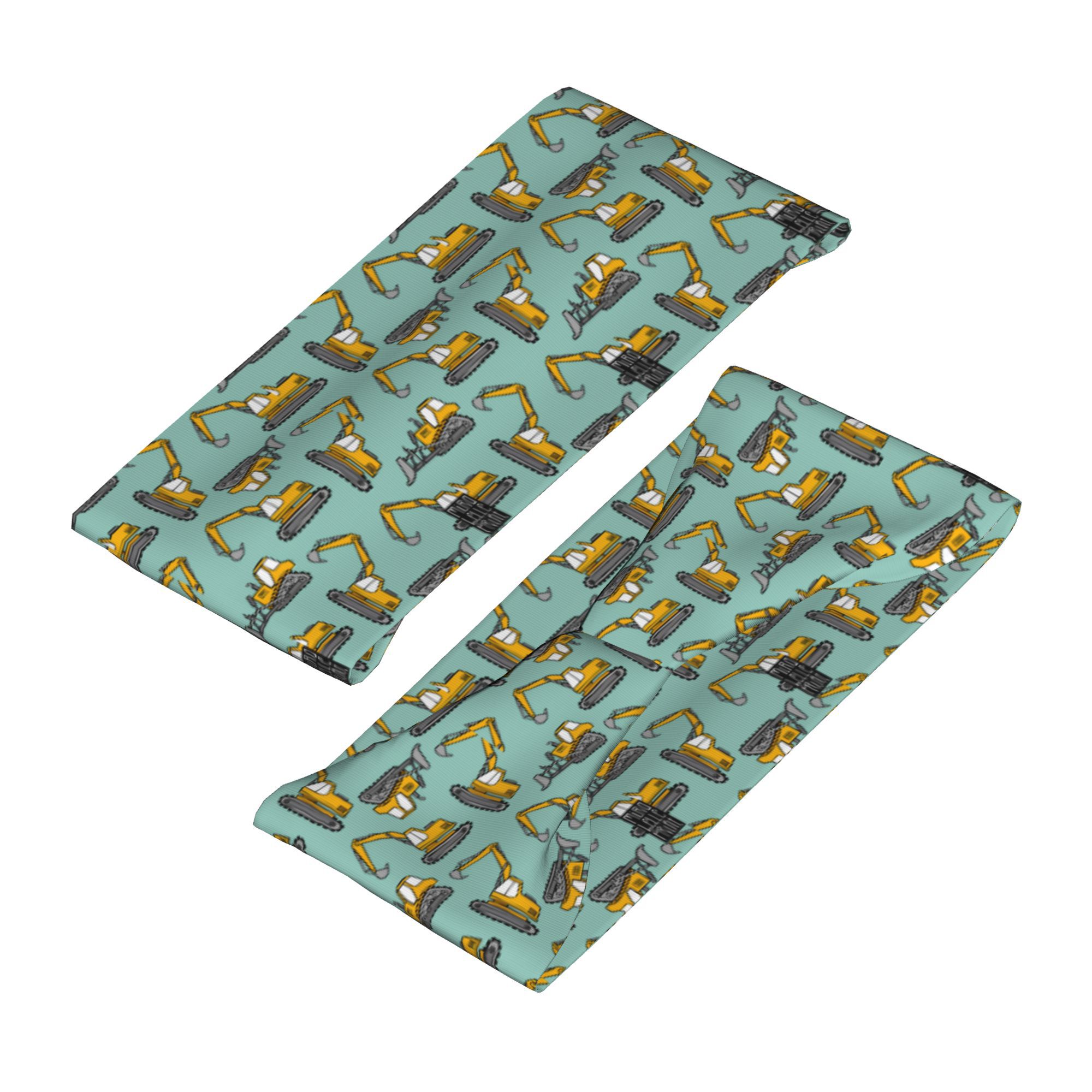 Cartoon Excavator Print Headba - Kids Outdoor Yoga ulasan dan harga